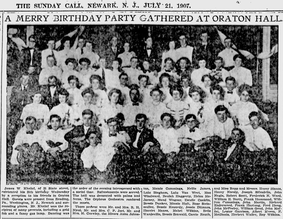 A Merry Birthday Party Gathered at Oraton Hall
