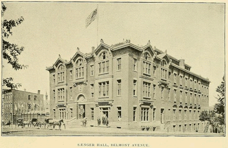 Saenger Hall
From: Newark NJ Illustrated 1893
