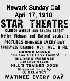 Motion Pictures & Refined Vaudeville
April 17, 1910
