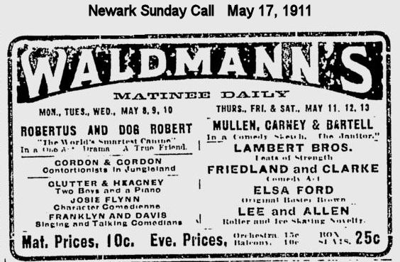 Matinee Daily
May 17, 1911
