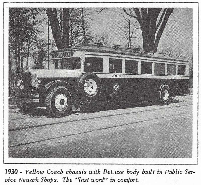 1930 Yellow Coach
Photo from “Picture Story of Transit Progress” by Public Service Coordinated Transport
