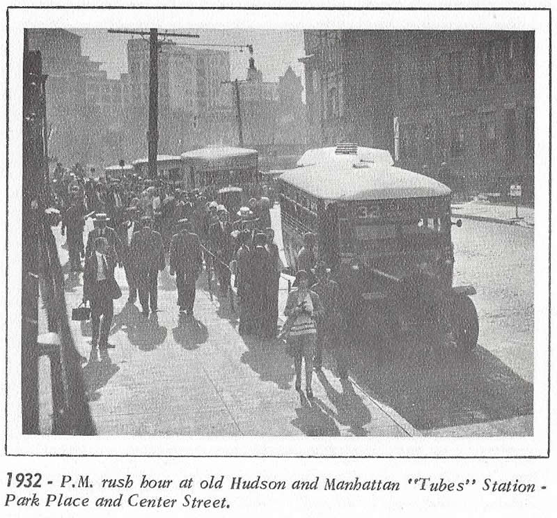 1932 Rush Hour at the Hudson Tubes
Photo from “Picture Story of Transit Progress” by Public Service Coordinated Transport
