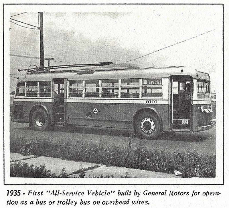 1935 All Service Vehicle
Photo from “Picture Story of Transit Progress” by Public Service Coordinated Transport
