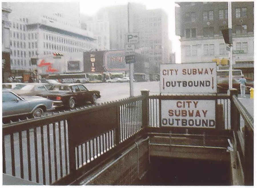 Outbound Entrance
Photo from "Discover the New Newark City Subway"
