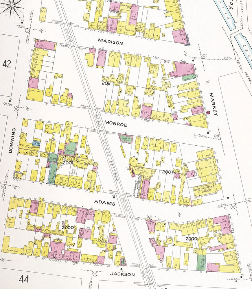 Between Madison & Jackson Streets
1908 Map
