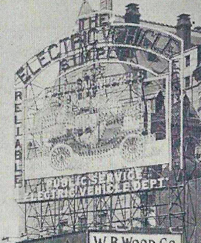 Public Service Electric Vehicle Department
From "Newark, the City of Industry" Published by the Newark Board of Trade 1912
