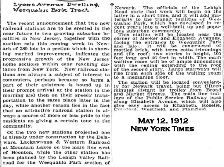 New Railroad Station
May 12, 1912
New York Times
