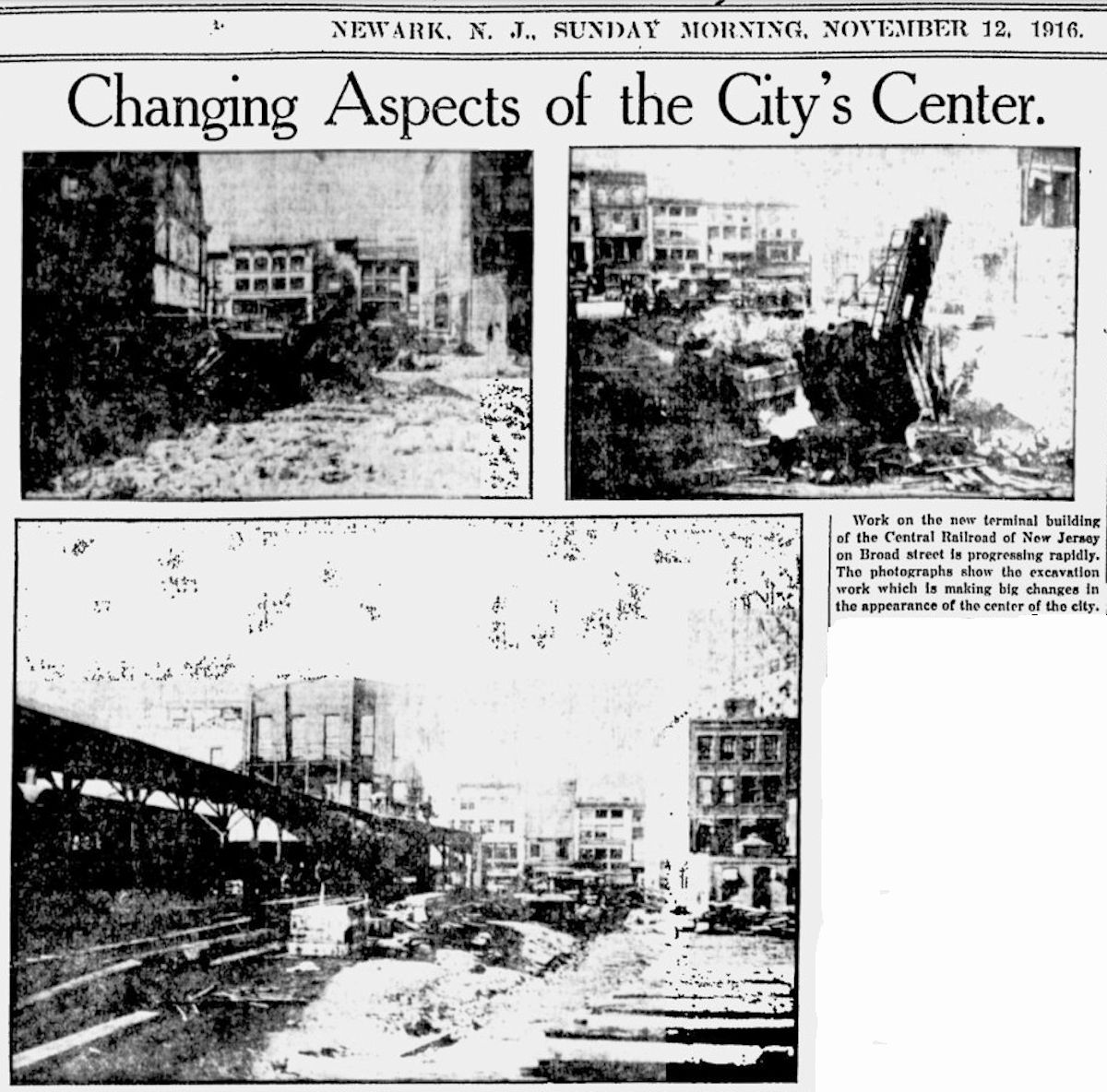Changing Aspects of the City's Center
1916
