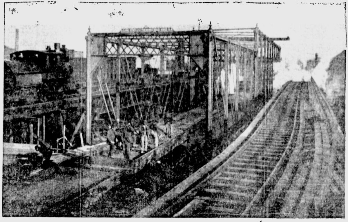 Elevation over the Pennsylvania RR Tracks
November 17, 1901
