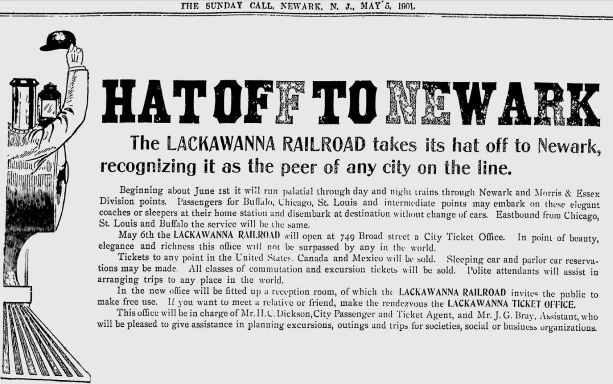 Hat Off To Newark
May 5, 1901

