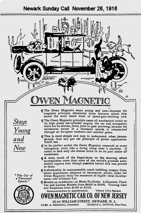 Owen Magnetic
1916
