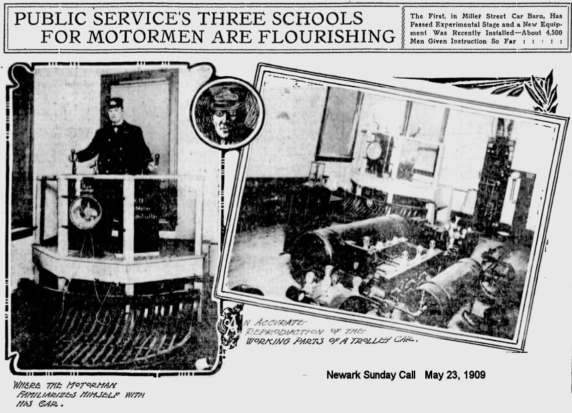 Public Service's Three Schools for Motormen are Flourishing
May 23, 1909
