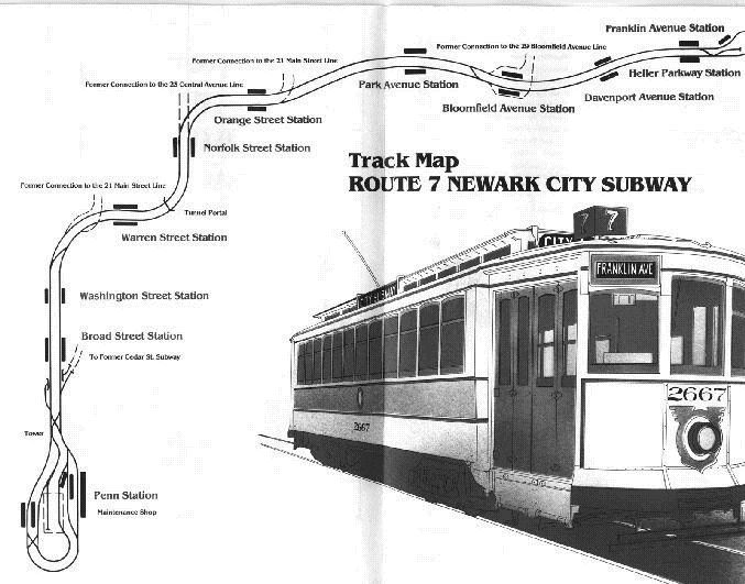 Route 7 Newark City Subway
