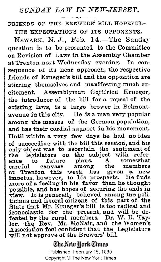 18800215 - Sunday Law in New Jersey
February 15, 1880
The New York Times
