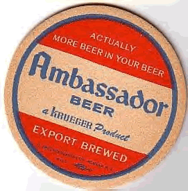 Ambassador Beer a Krueger Product
