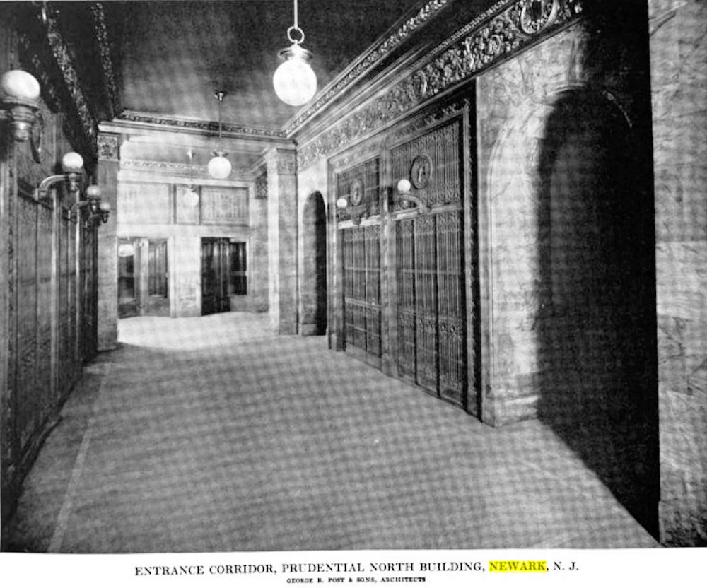 Entrance Corridor
Photo from New York Architect 1911
