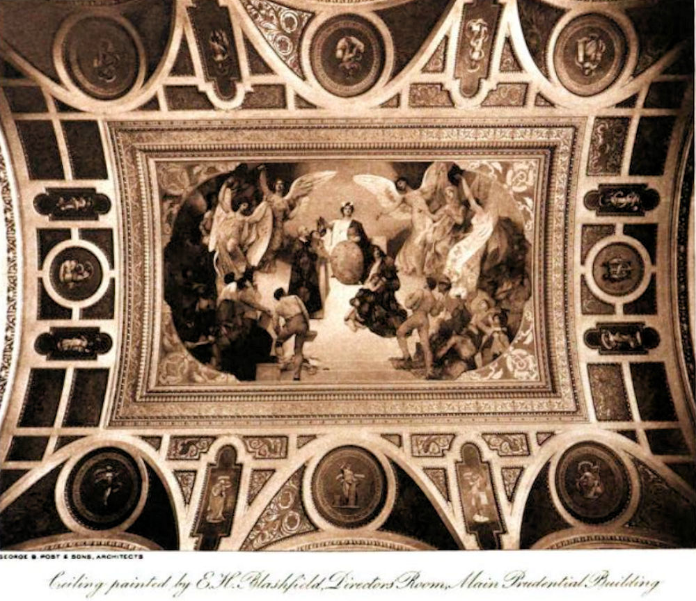 Ceiling Painting
Photo from New York Architect 1911
