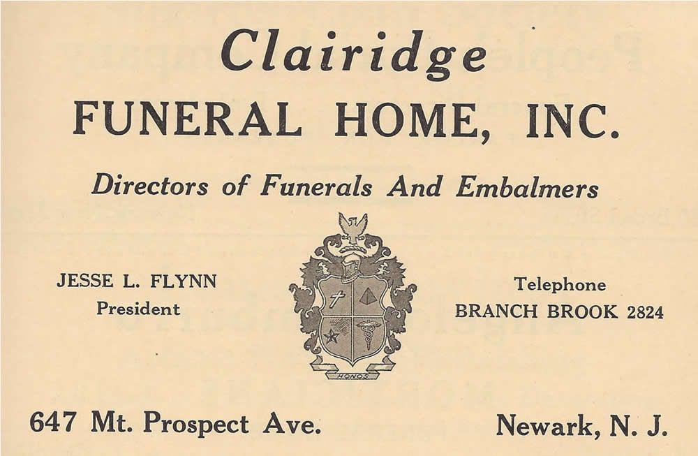 Clairidge Funeral Home, Inc.
1929
