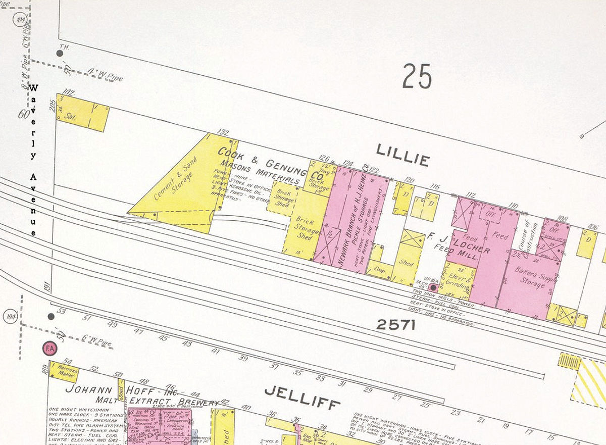 1908 Map
124-132 Lille Street
