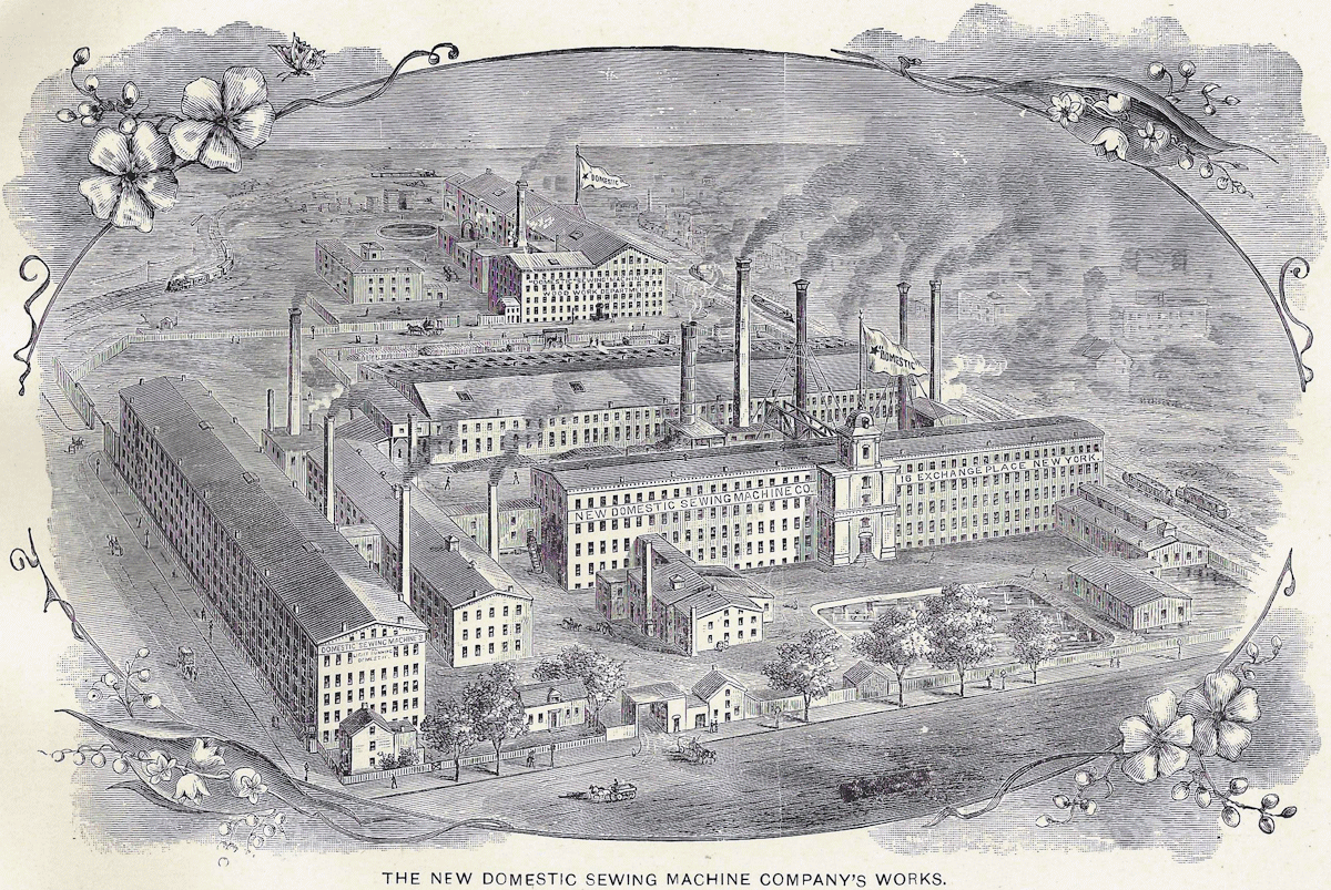 Combination drawing of the two factory areas.
From: "Newark, the Metropolis of New Jersey" Published by the Progress Publishing Co. 1901
