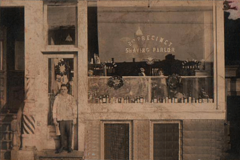  2nd Precinct Barber Shop (Antonio Basso)
~1920
Photo from Daniel P. Quinn
