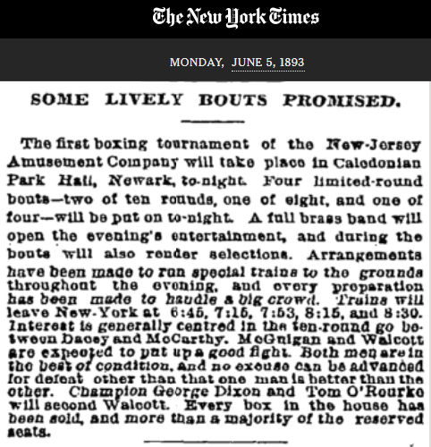 Some Lively Bouts Promised
June 5, 1890
