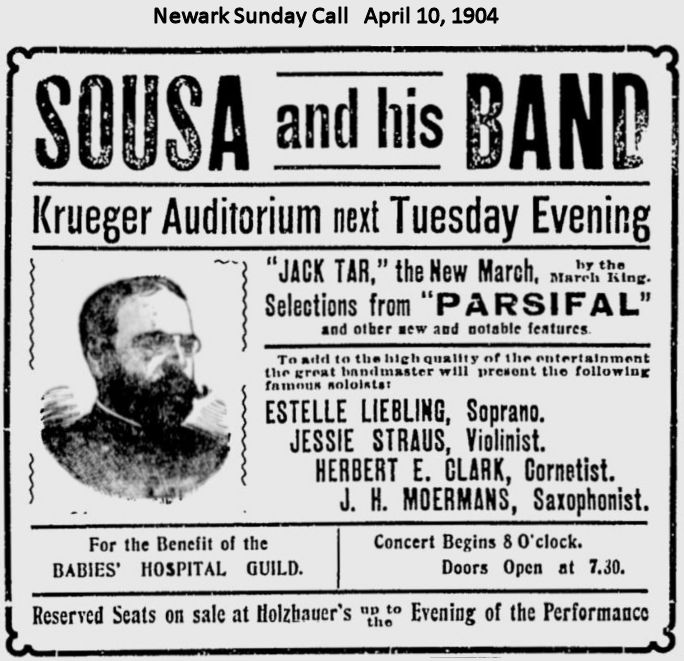 Sousa and his Band
April 10, 1904
