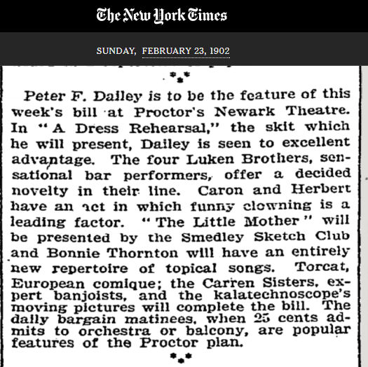 Peter F. Dailey
February 23, 1902
