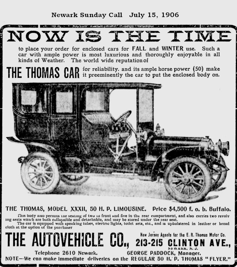 The Thomas Car
July 15, 1906
