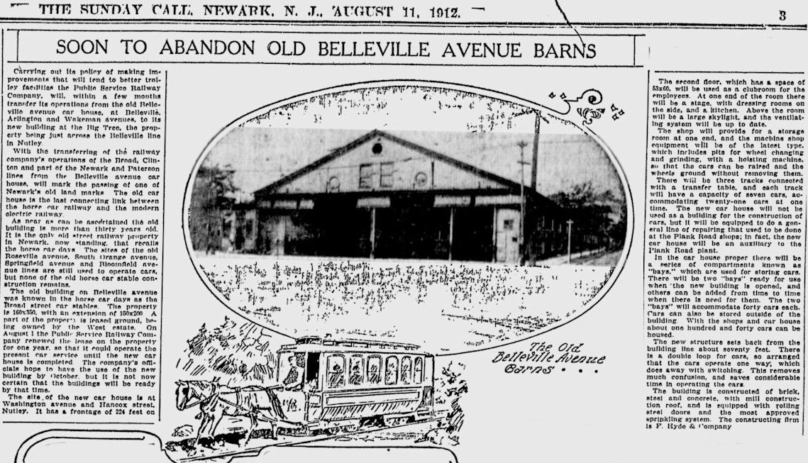 Soon to Abandon Old Belleville Avenue Barns

