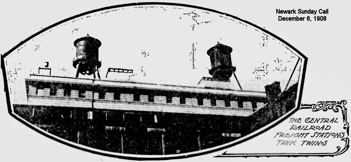 The Central Railroad Freight Station's Tank Twins
