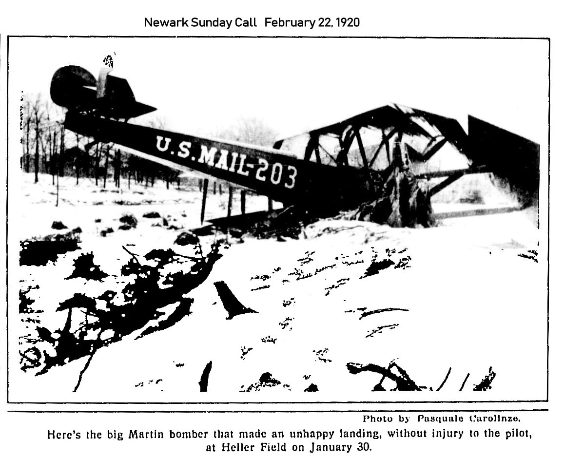 U. S. Mail 203 Crash
February 22, 1920
